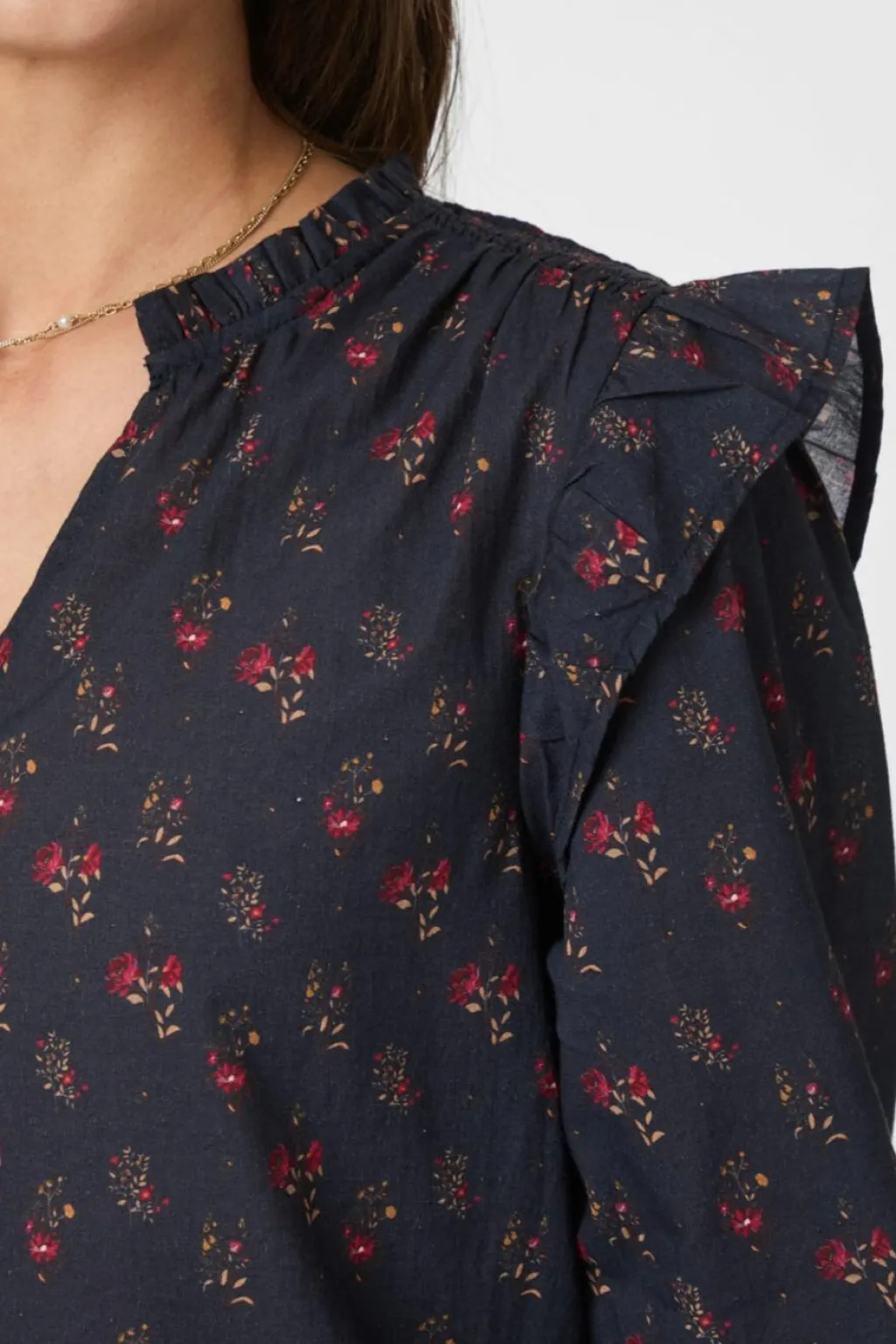 Nnfilja Fine Print Blouse 166551