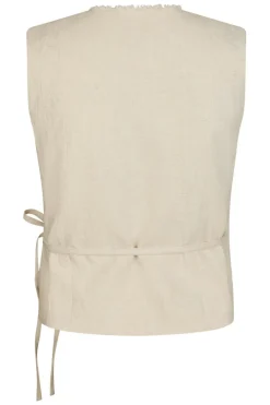 Nnfilora Ramie Wrap Waistcoat 166243