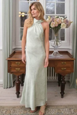 Nnfiona Pattern Satin Dress 168367