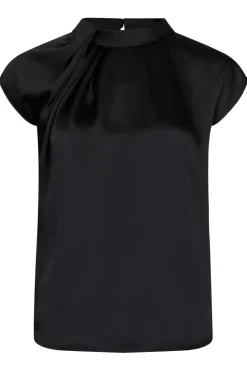 Nnfleur Drapy Satin Blouse