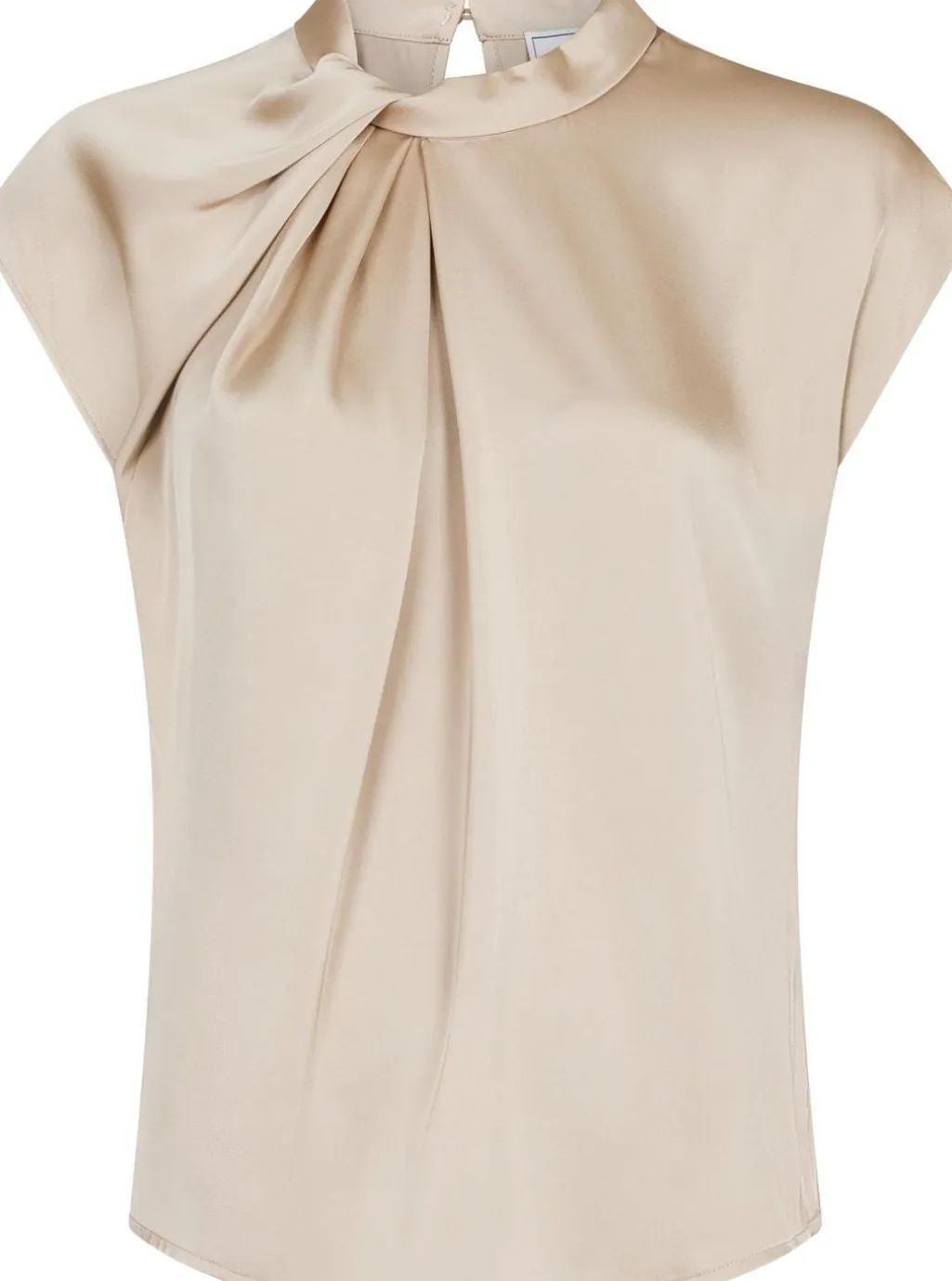 Nnfleur Drapy Satin Blouse