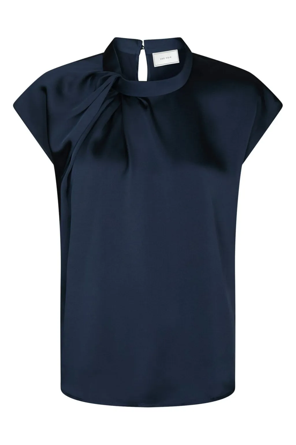 Nnfleur Drapy Satin Blouse 160990