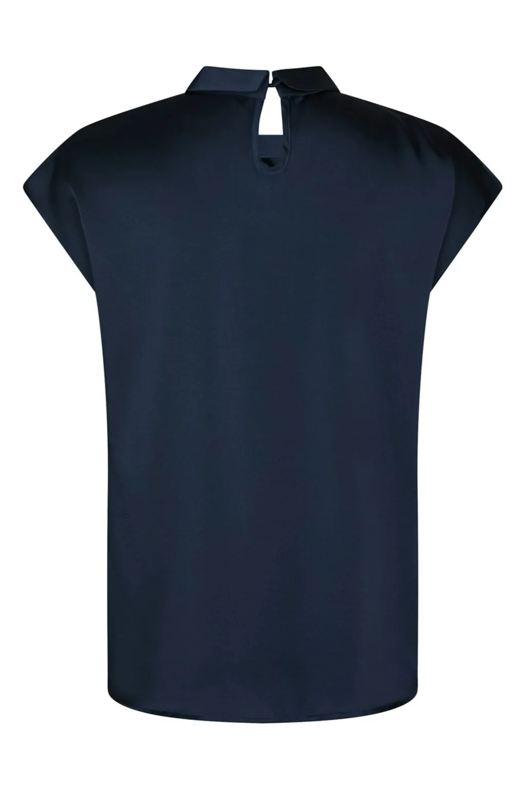 Nnfleur Drapy Satin Blouse 160990