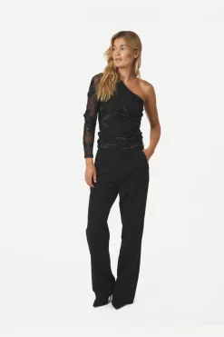 Nnfriana Big Flower Mesh Blouse 167272