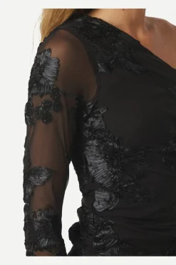 Nnfriana Big Flower Mesh Blouse 167272