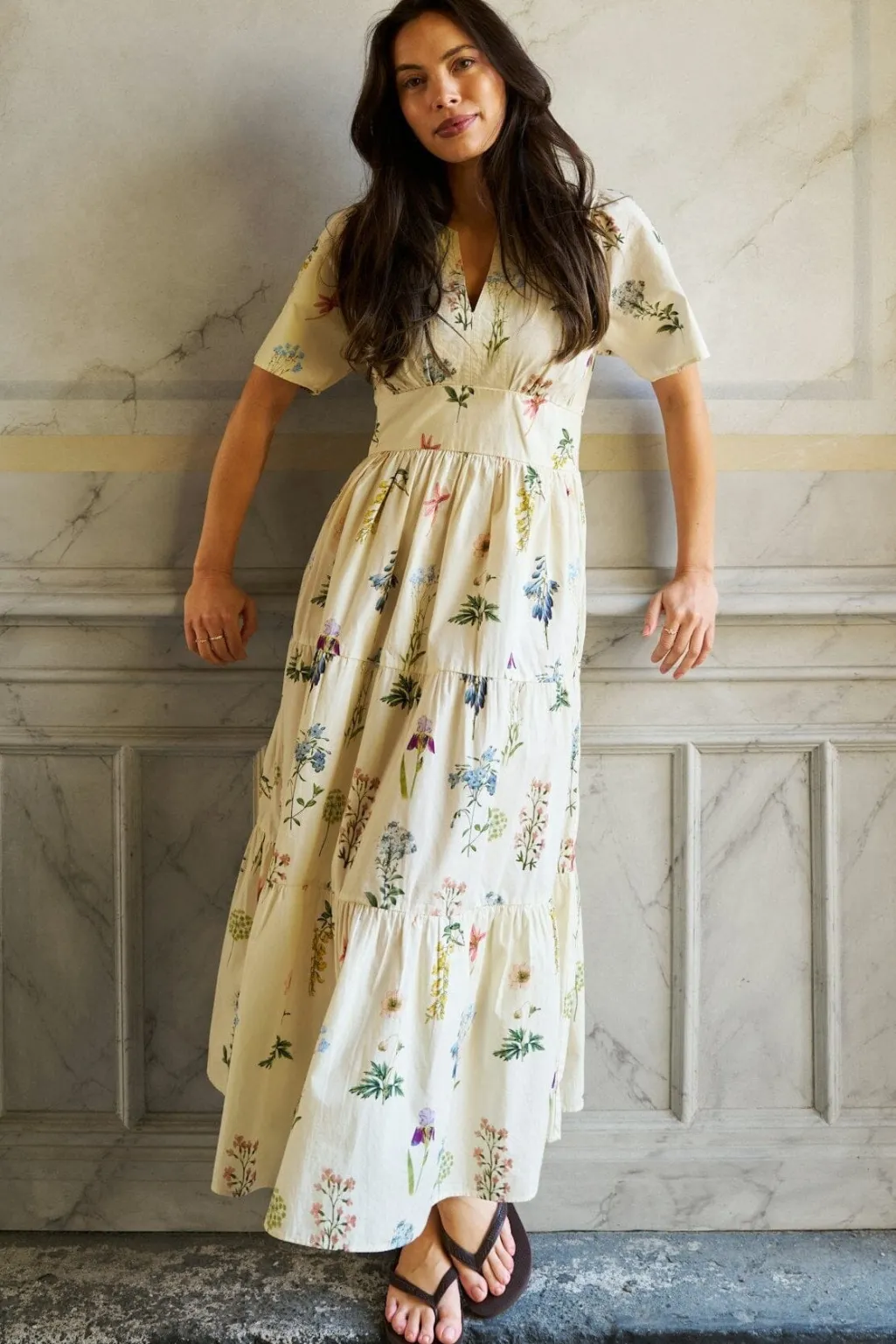 Nngardena Flower Rank Dress 167972
