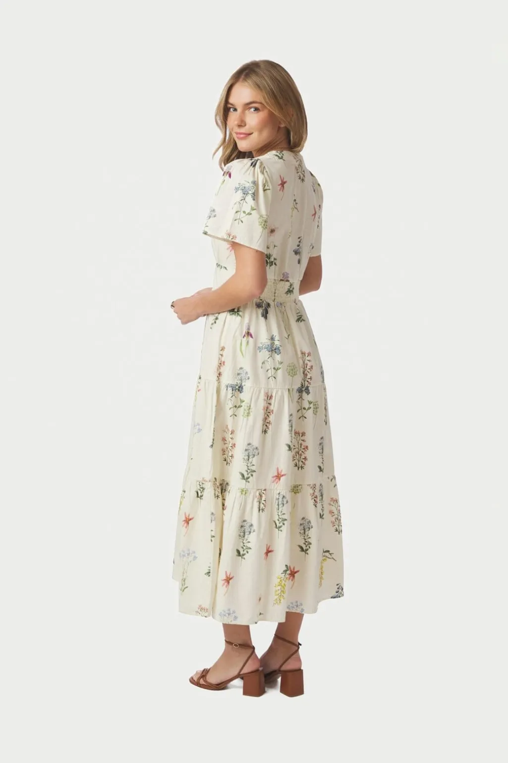 Nngardena Flower Rank Dress 167972