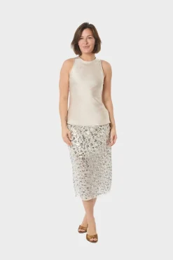 Nngilla Flower Sequins Skirt 167537