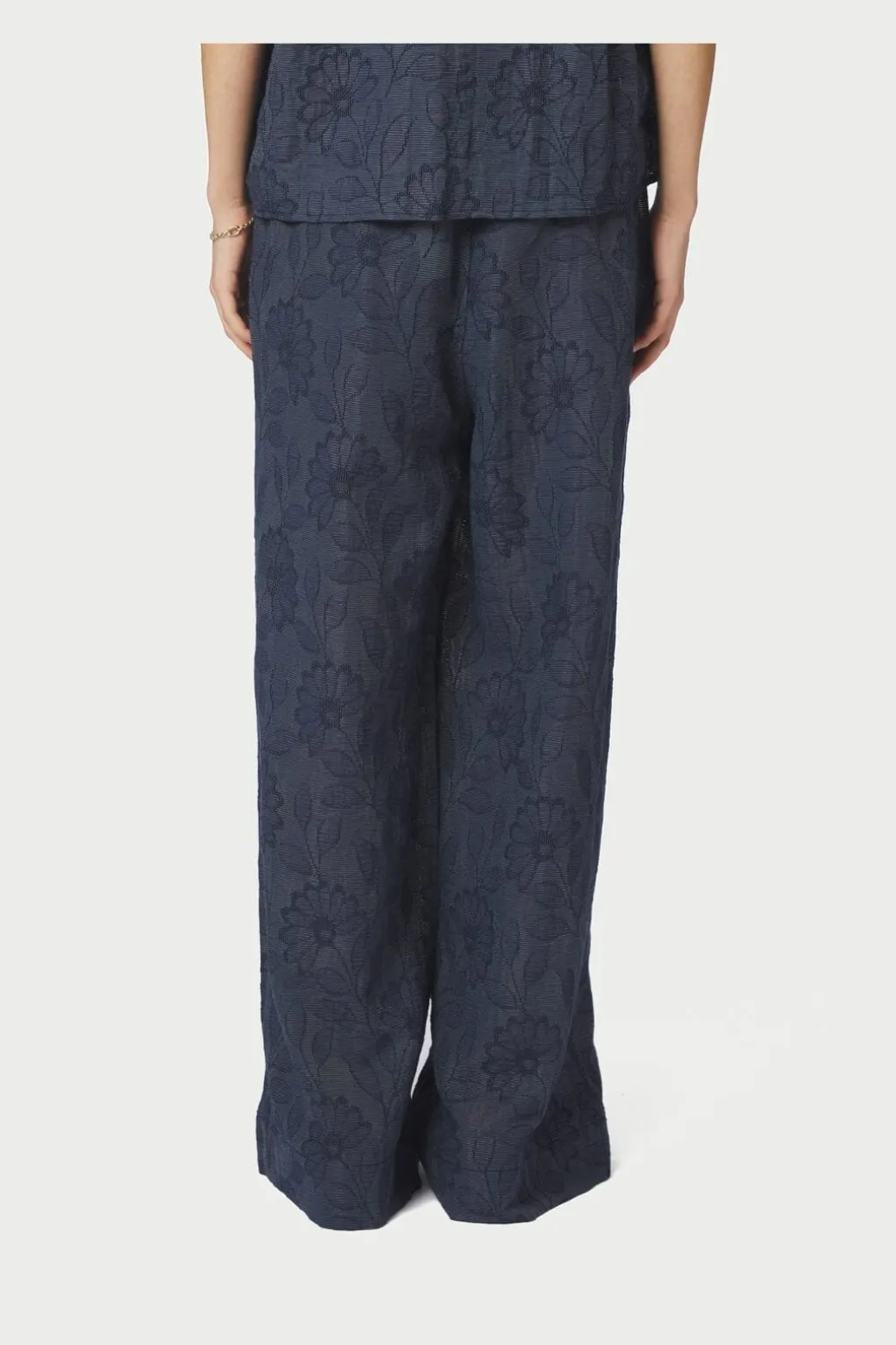 Nnheifa Flower Stripe Pants 168495