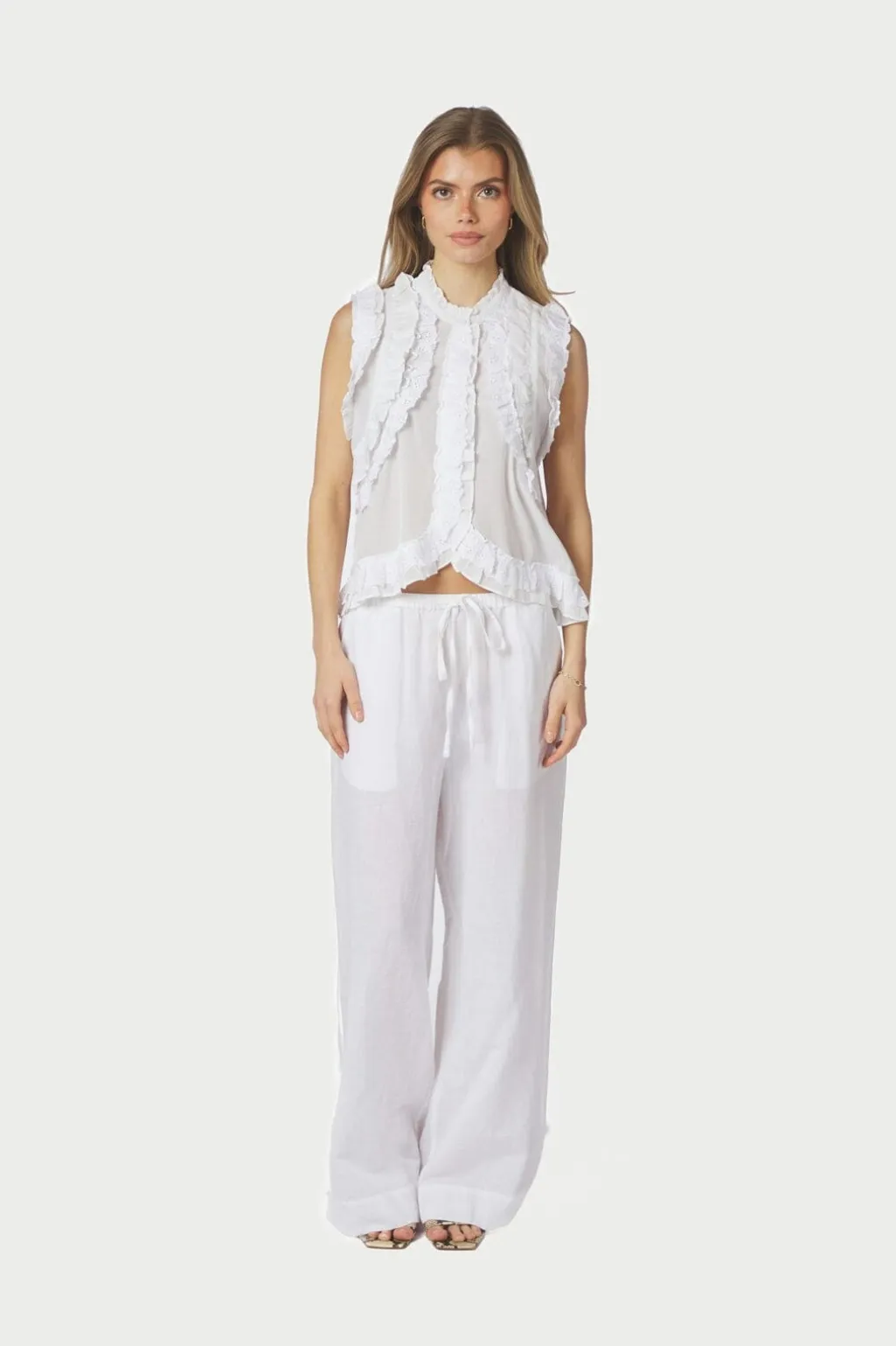 Nnheifa Linen Pants 167698