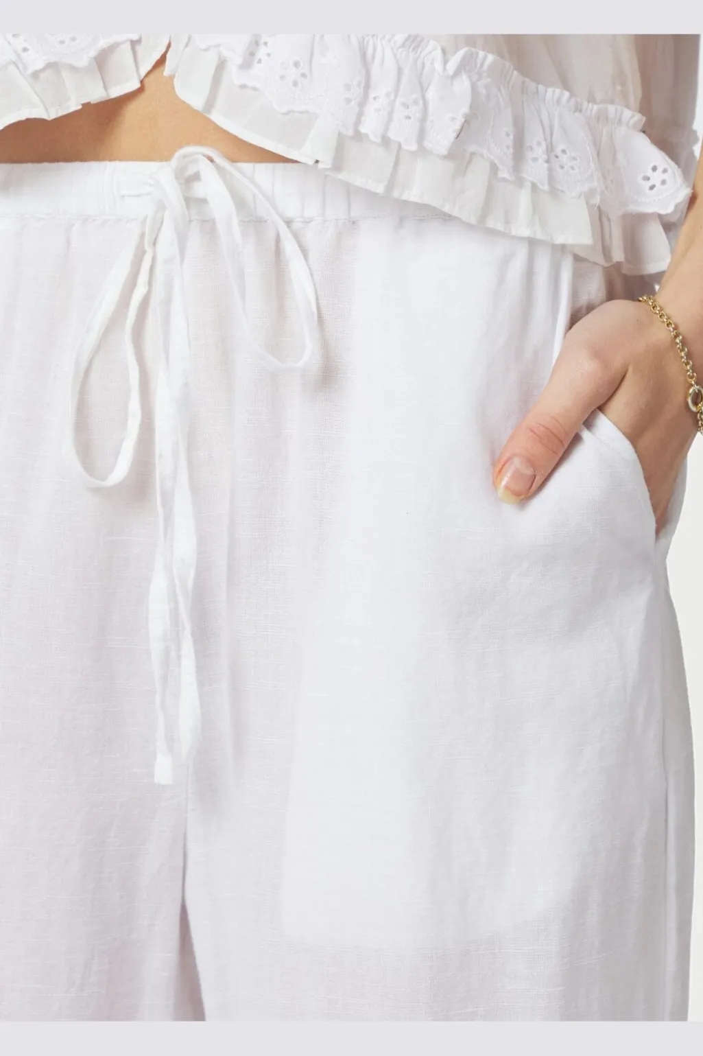 Nnheifa Linen Pants 167698