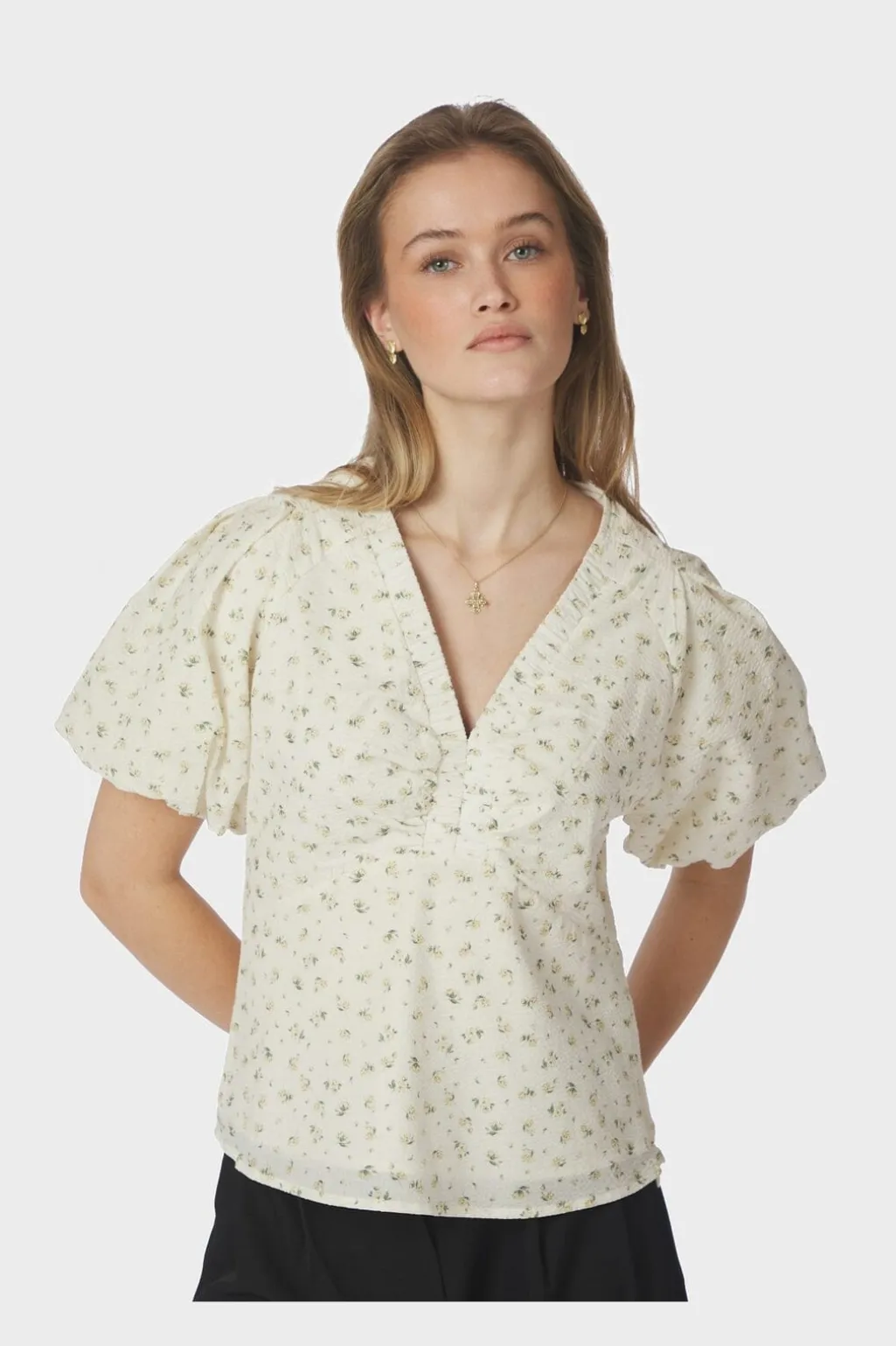 Nnirina Small Rose Flower Blouse 169258
