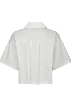 Nnjasie Poplin Stone Shirt 165711