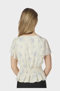 Nnjasmin Delicate Flower Blouse 168873