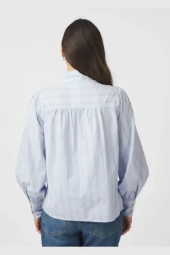 Nnjaz Bow Stripe Blouse 166718