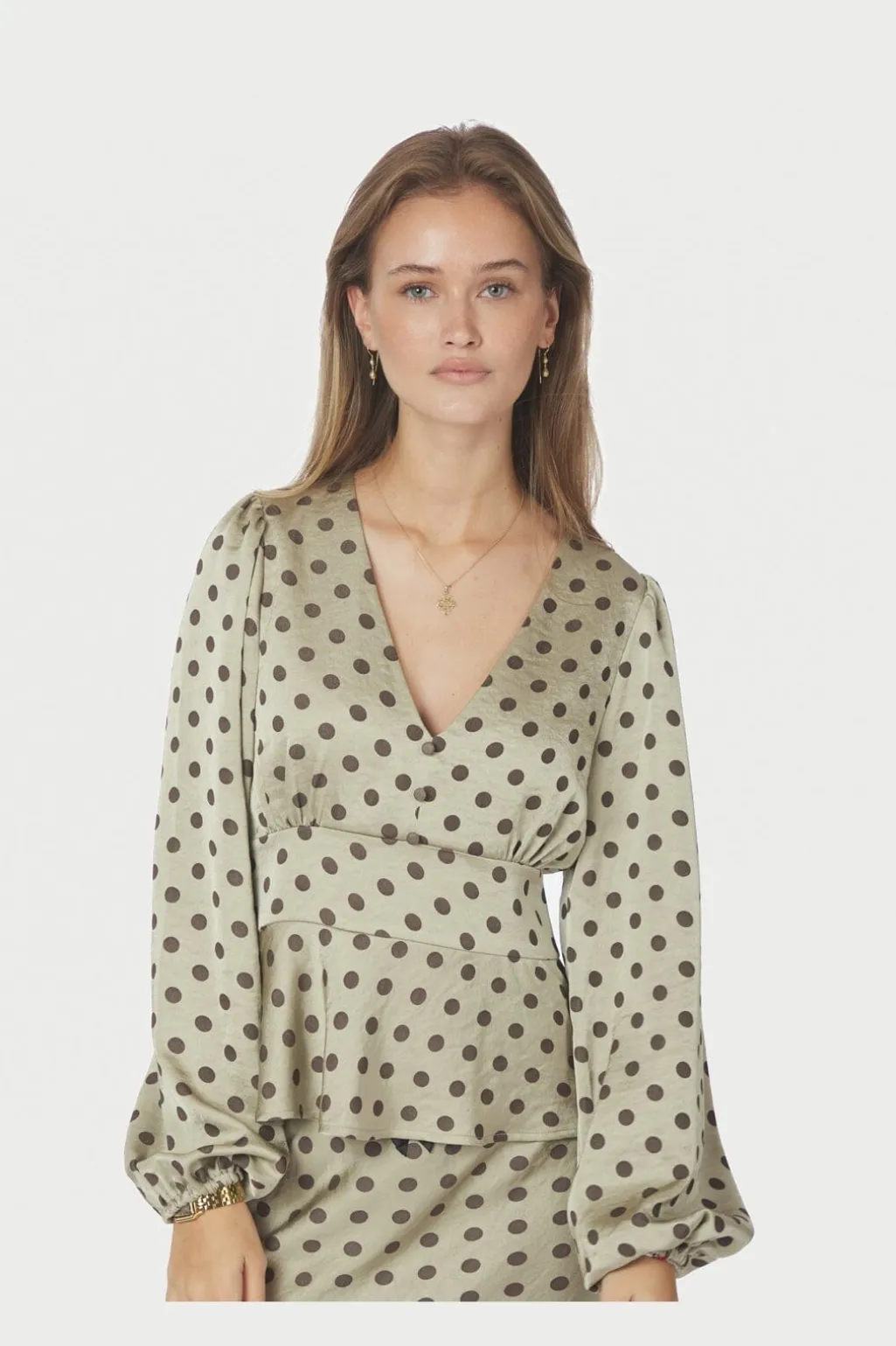 Nnjellima Dotted Blouse 167743