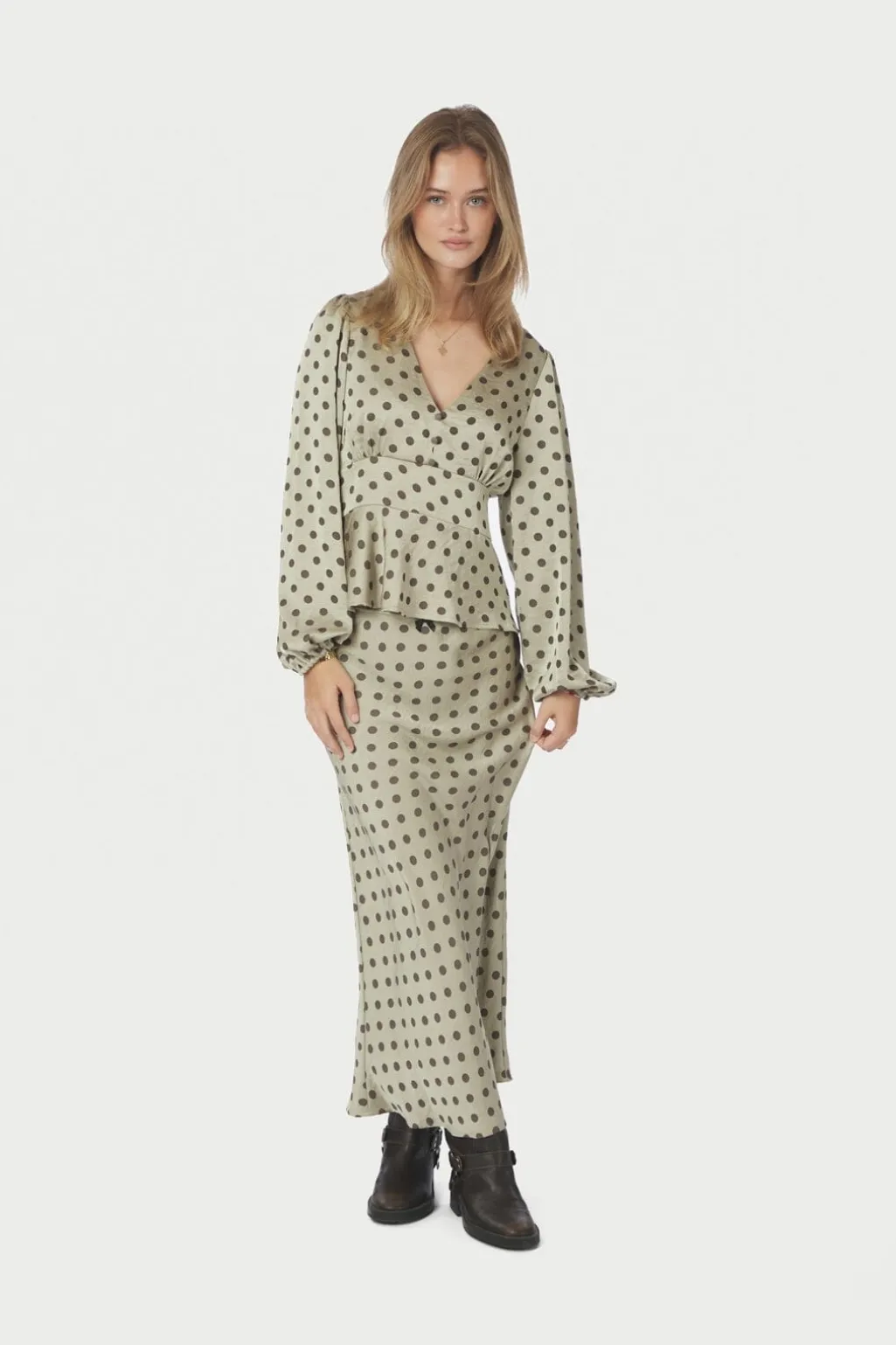 Nnjellima Dotted Blouse 167743