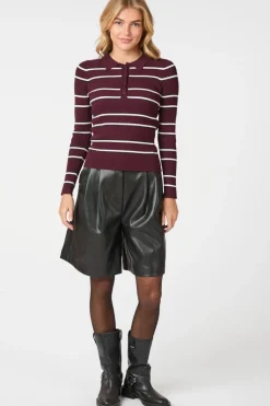 Nnjillan Polo Knit Blouse 164431