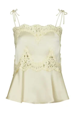 Nnkaela Heavy Sateen Lace Top 168290