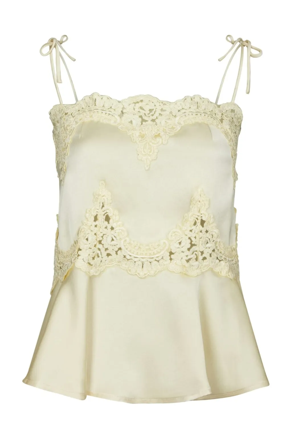 Nnkaela Heavy Sateen Lace Top 168290