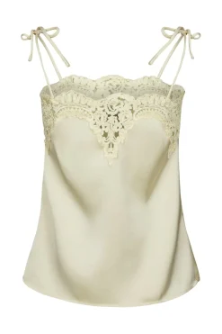 Nnkaela Heavy Sateen Lace Top 168290