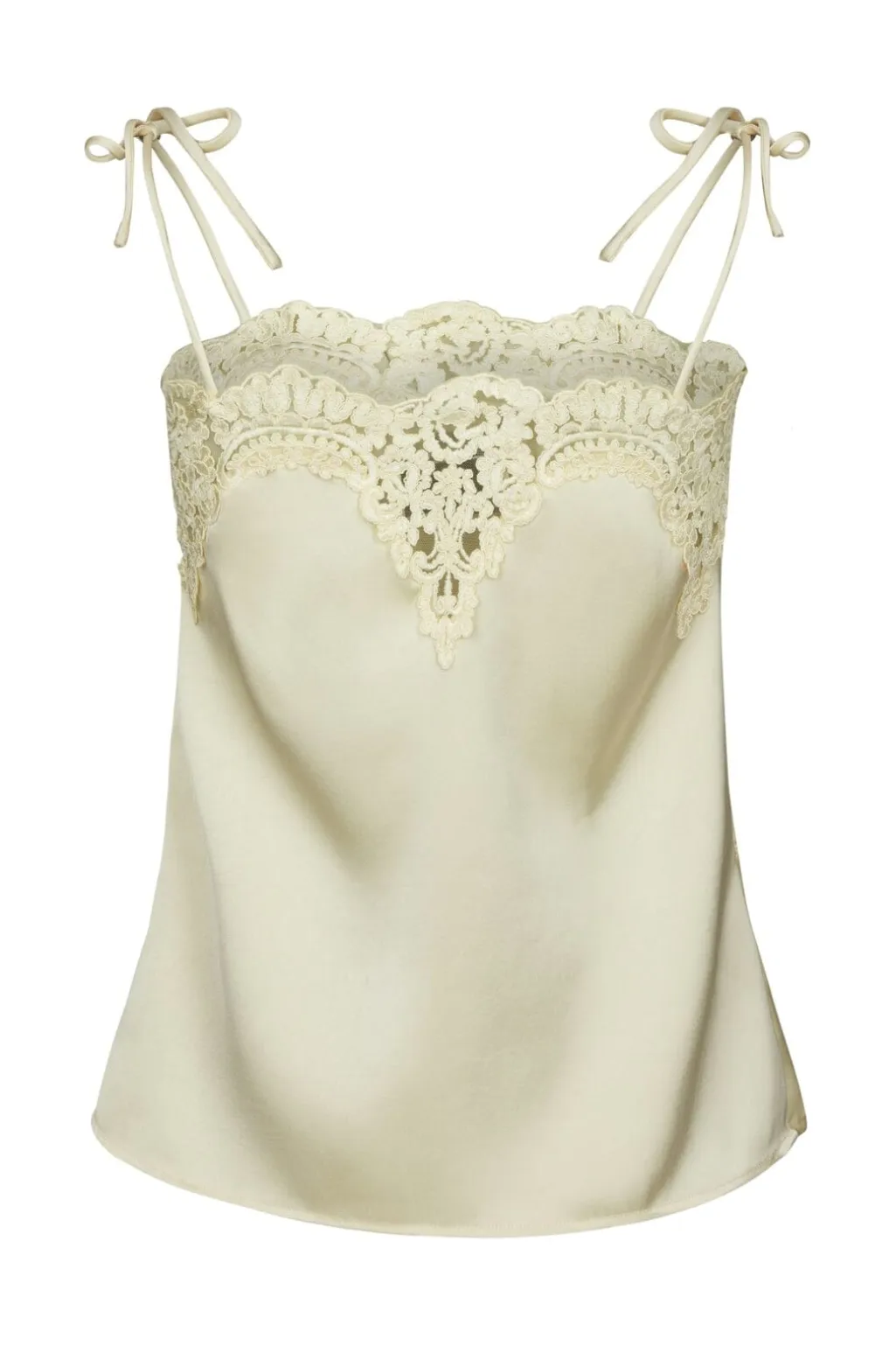 Nnkaela Heavy Sateen Lace Top 168290
