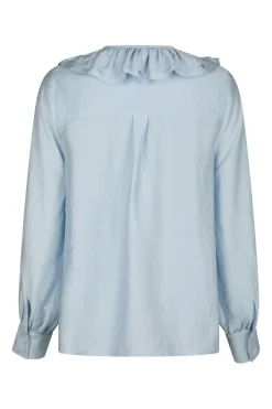 Nnkatarina Crepe Ruffle Blouse 166497
