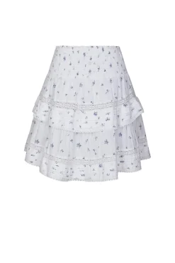Nnkenia Flower Dobby Skirt 166046