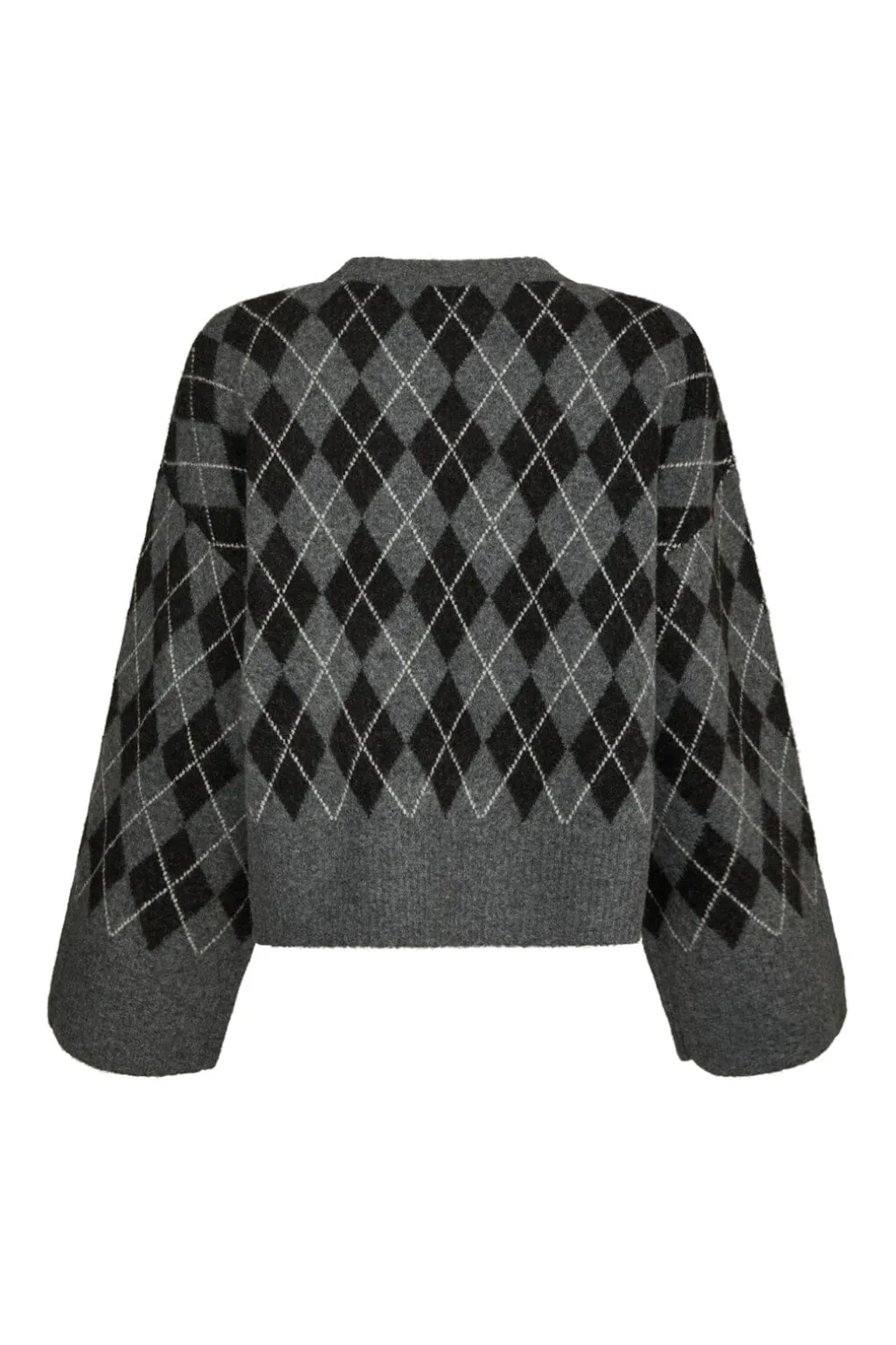 Nnkick Check Knit Blouse 165204