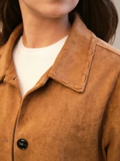 Nnlauron Faux Suede Jacket 165915