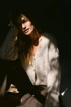 Nnlavanda Boucle Knit Cardigan 164894
