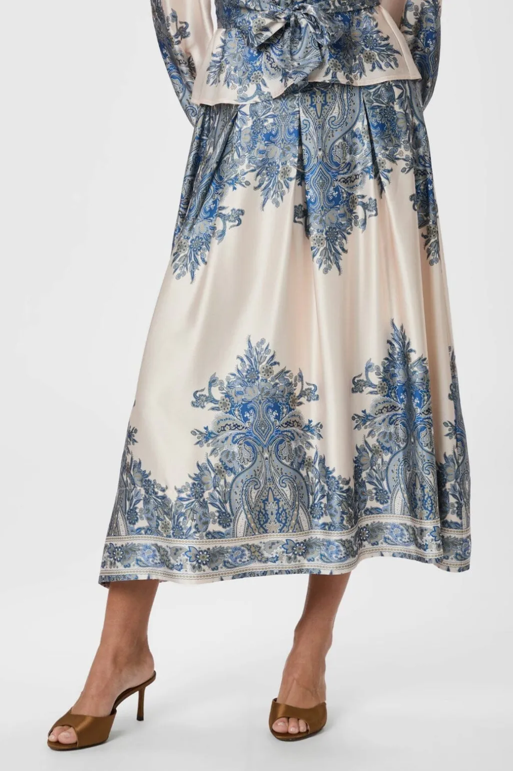Nnlenni Paisley Border Skirt 166205
