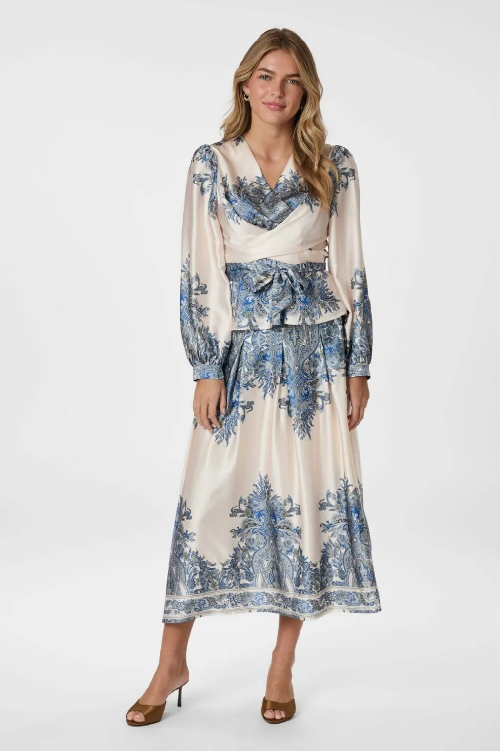 Nnlenni Paisley Border Skirt 166205
