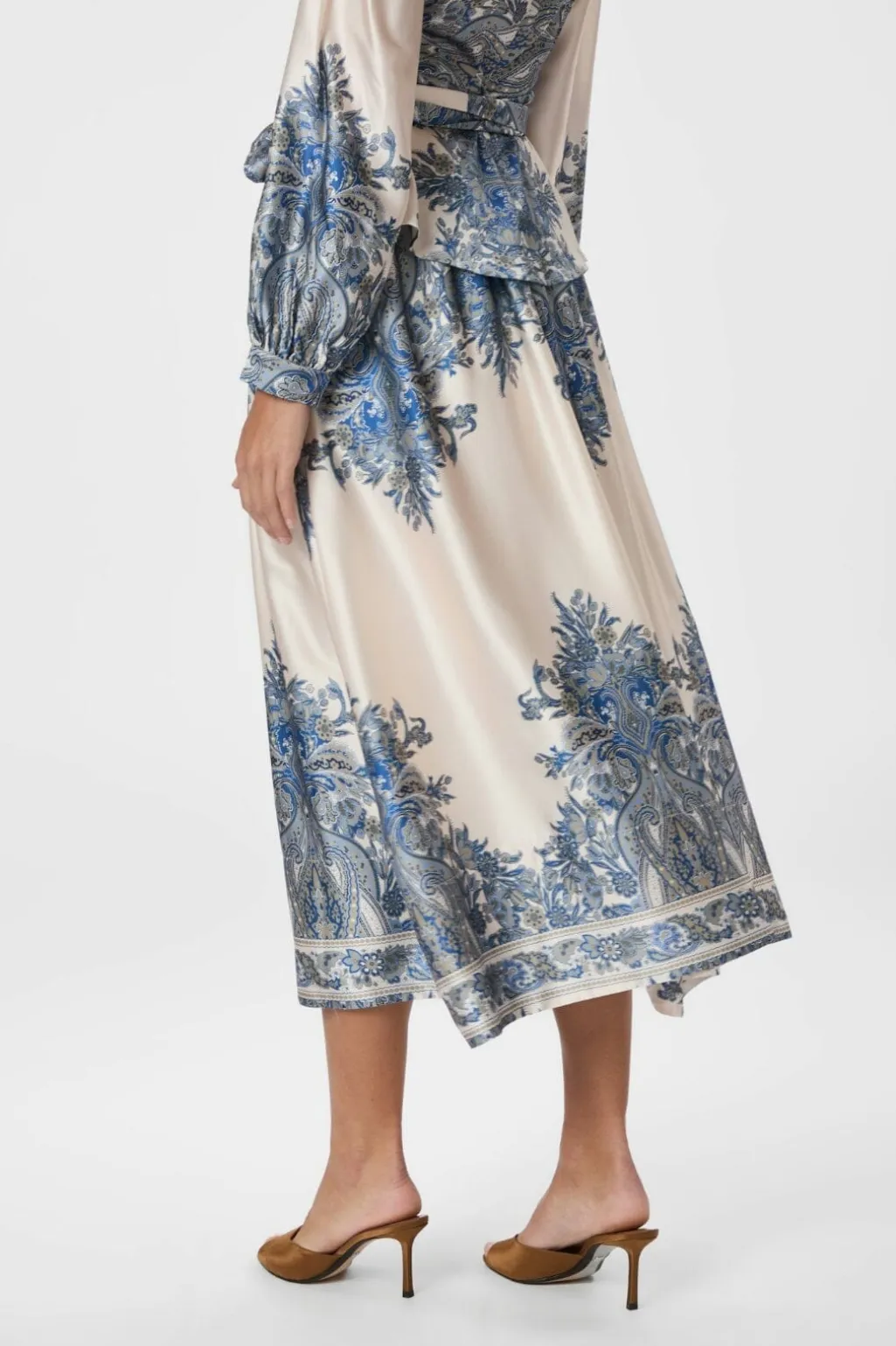 Nnlenni Paisley Border Skirt 166205