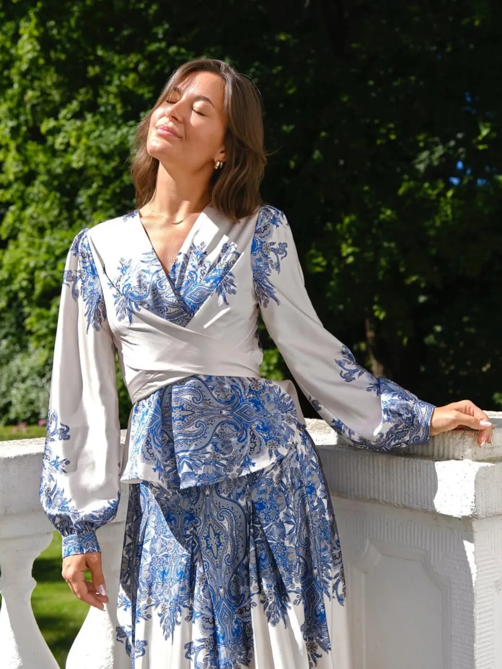 Nnlenni Paisley Border Skirt 166205