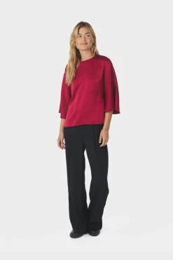 Nnliora Heavy Sateen Blouse 165567