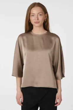 Nnliora Heavy Sateen Blouse 165567