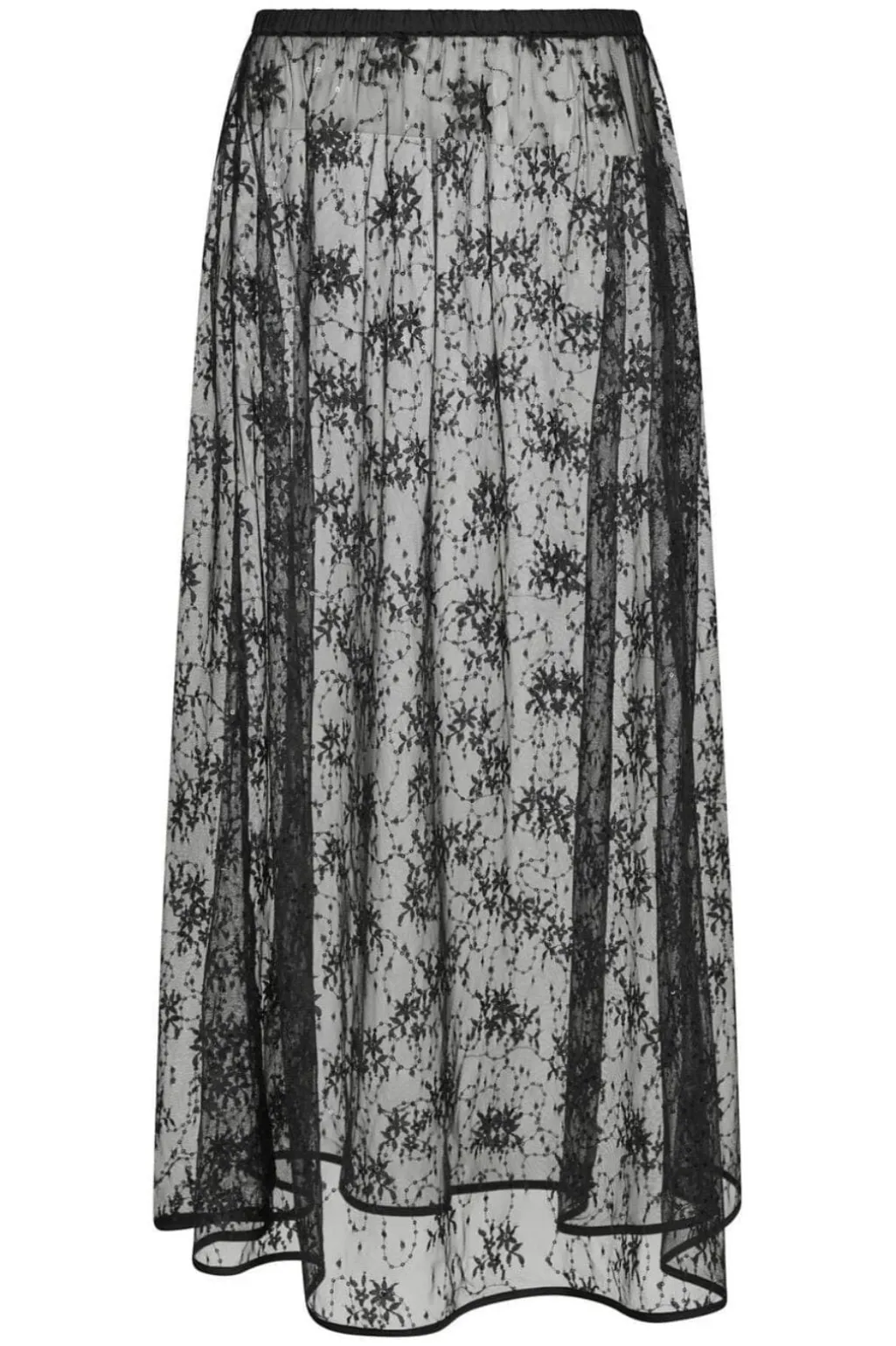Nnloreta Lace Sequins Skirt 164611