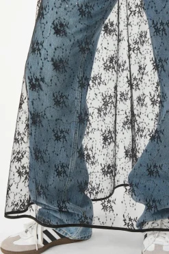 Nnloreta Lace Sequins Skirt 164611