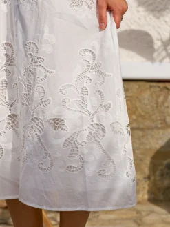 Nnlunette Emb Dress 167819