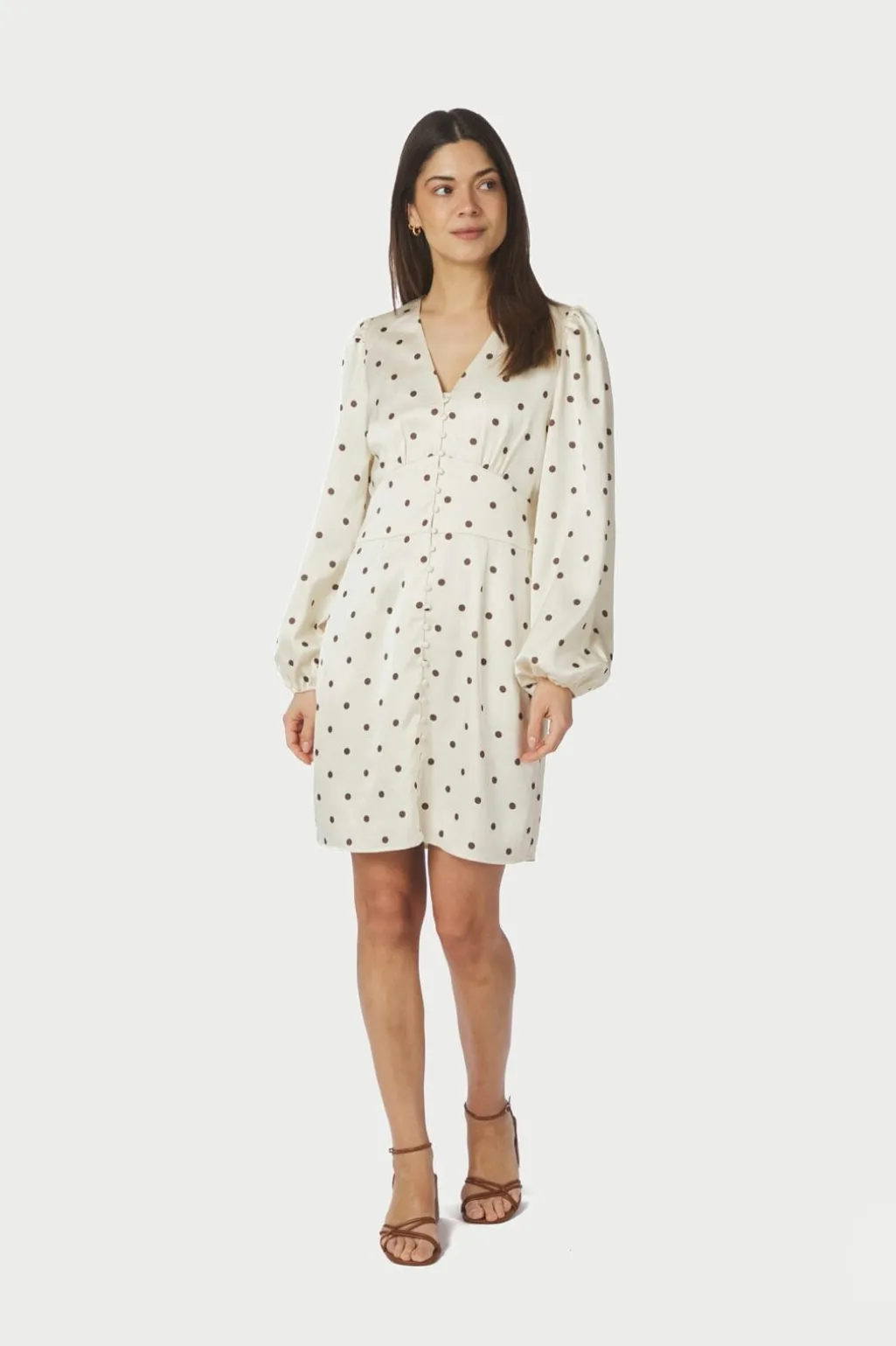 Nnmabel Dotted Dress 167928