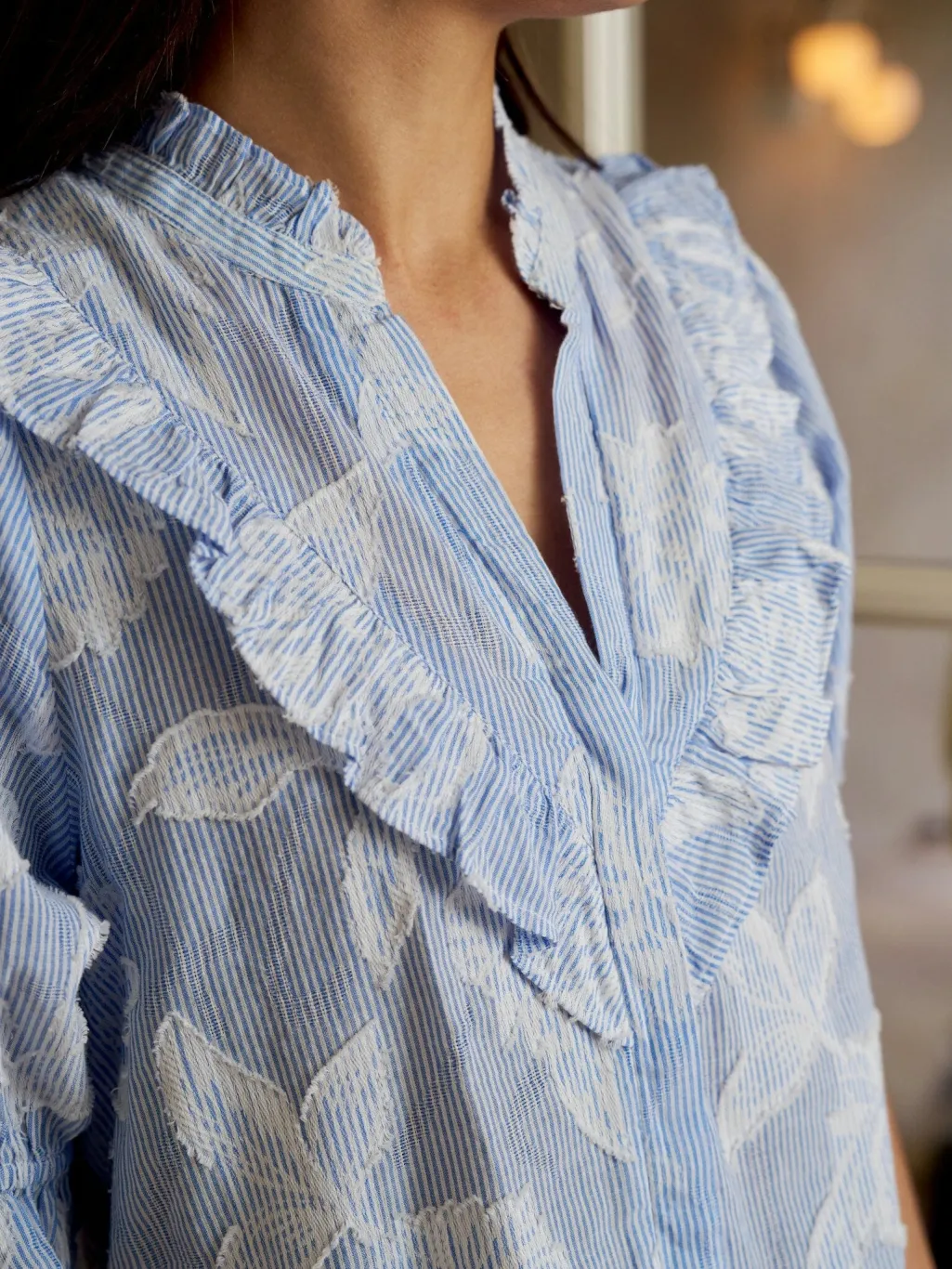 Nnmanet Jacquard Blouse 168480