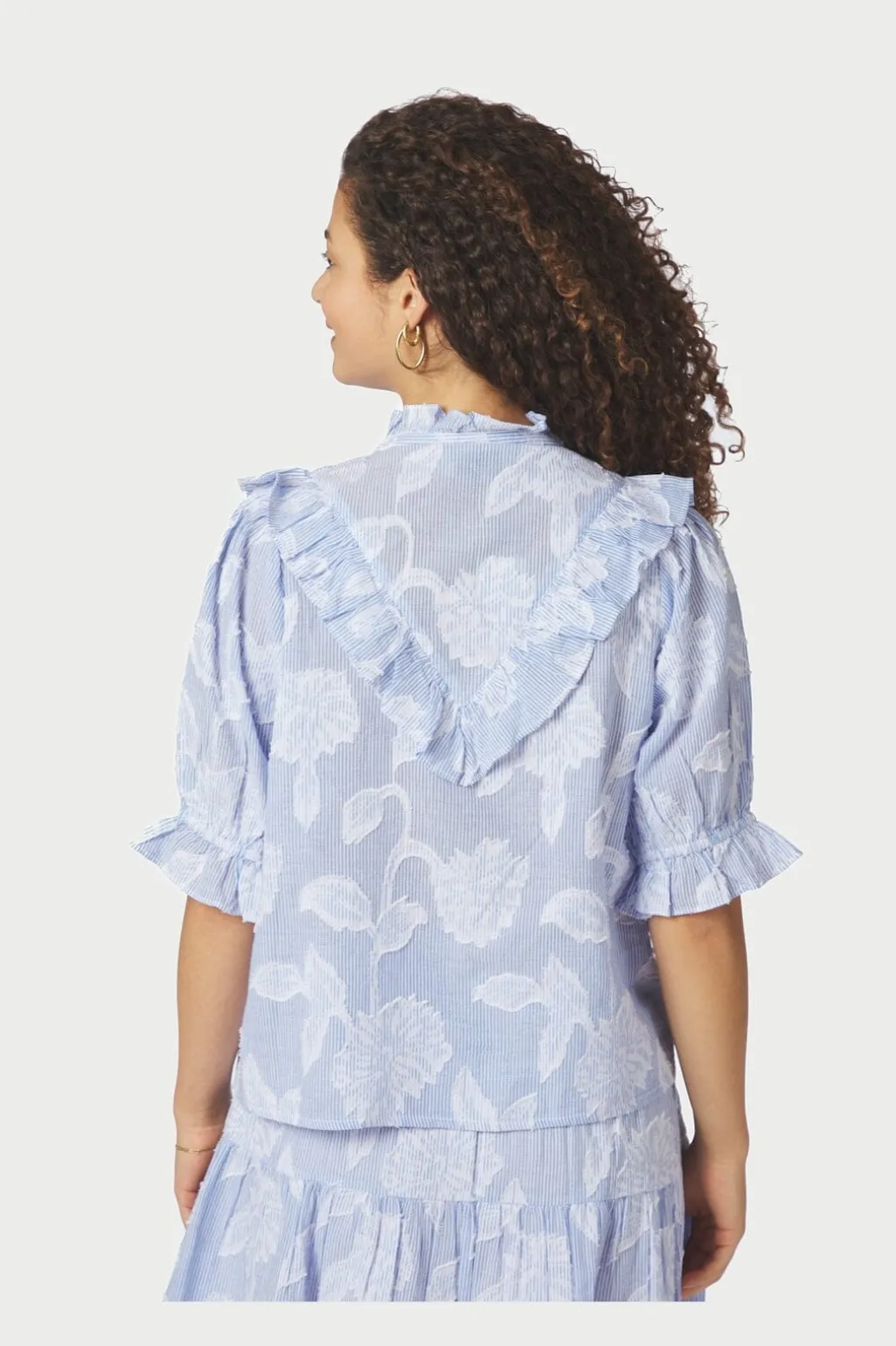 Nnmanet Jacquard Blouse 168480