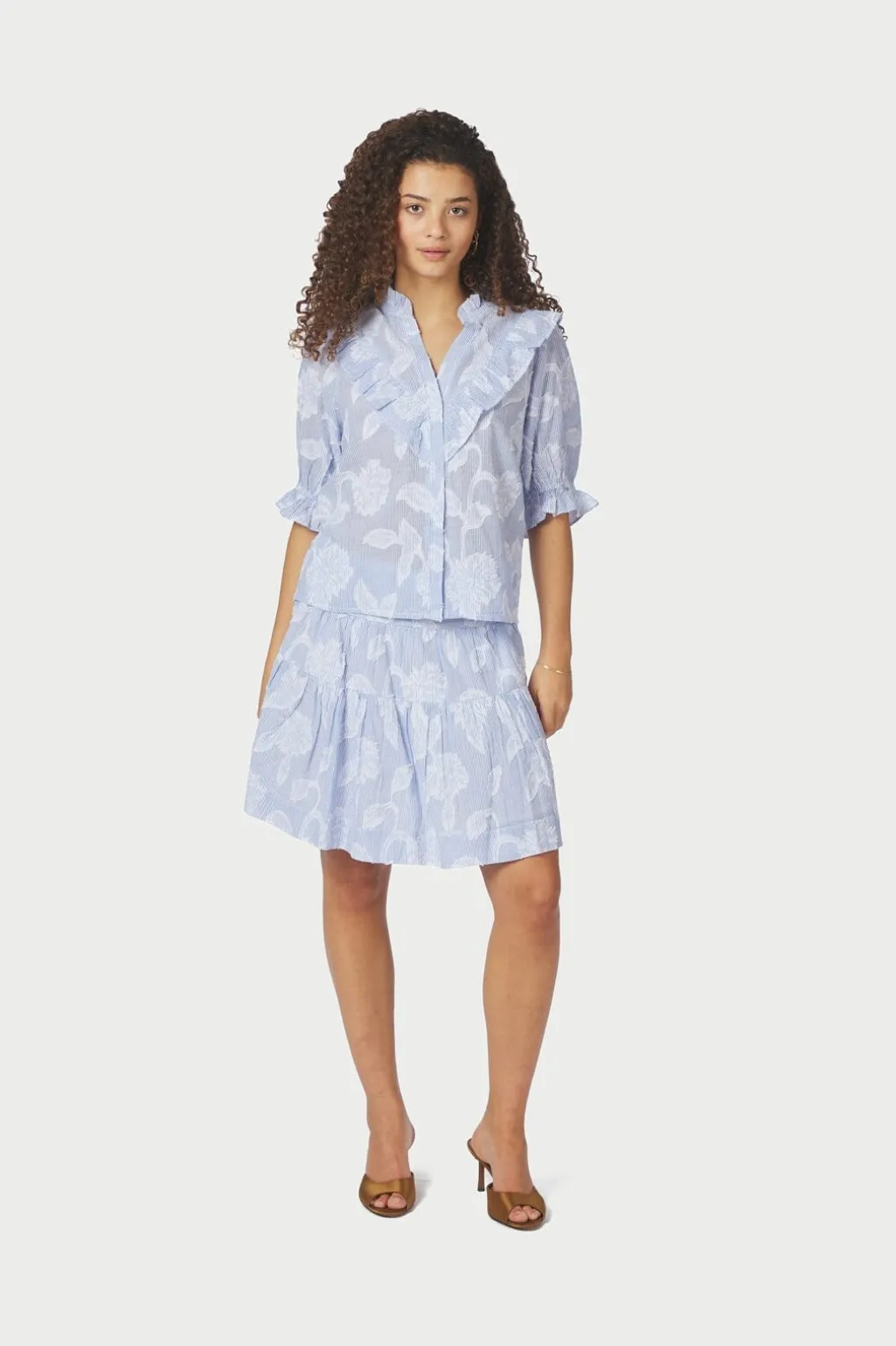 Nnmanet Jacquard Blouse 168480