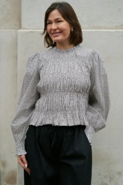 Nnmarcia Check Blouse 166893