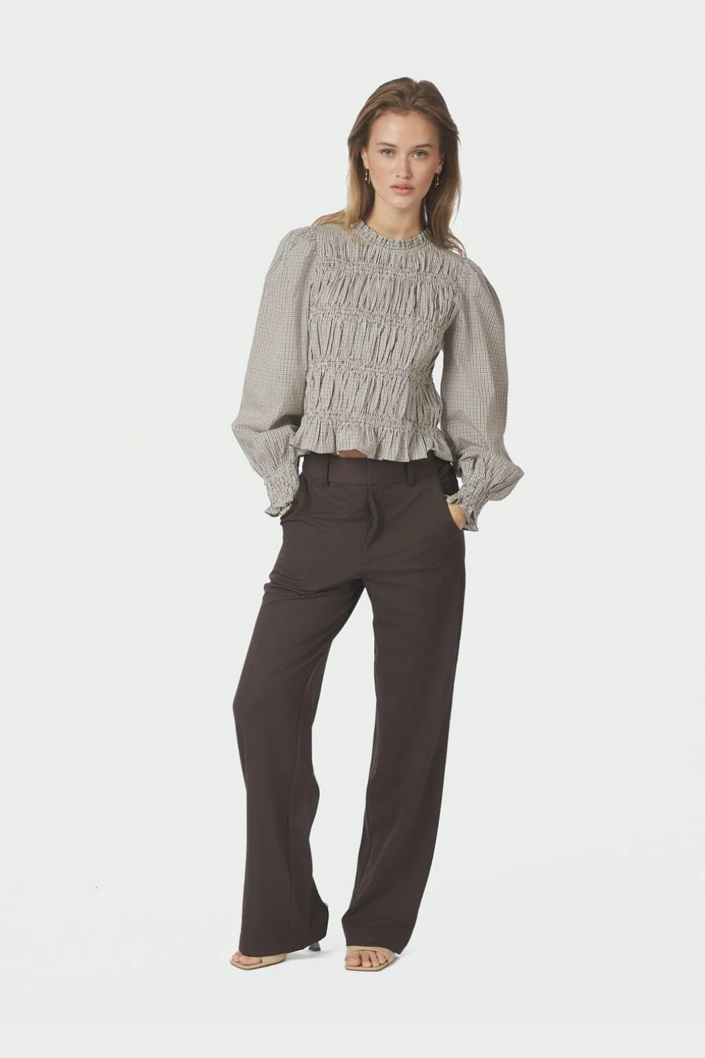 Nnmarcia Check Blouse 166893