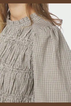 Nnmarcia Check Blouse 166893