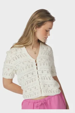Nnmarisini Stitch Polo Knit Top 165940
