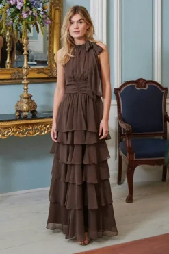 Nnmarli Solid Chiffon Dress 165640
