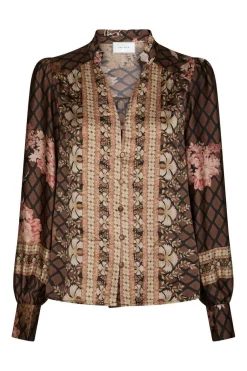 Nnmassima Botanical Border Blouse 167029